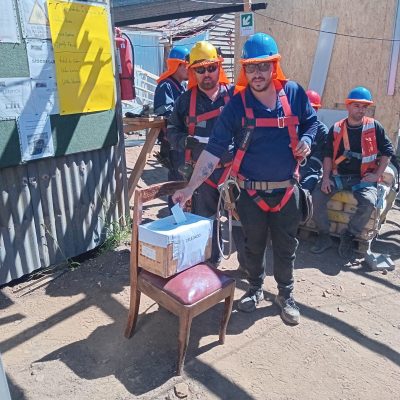 Lista de trabajadores participantes en la votación del Delegado de Prevención DS44.